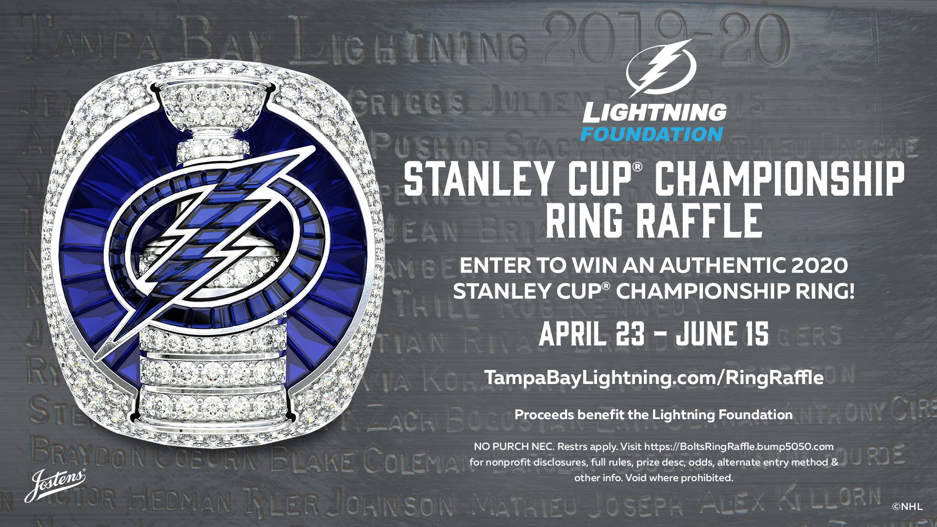 Tampa Bay Lightning Stanley Cup Championship Ring