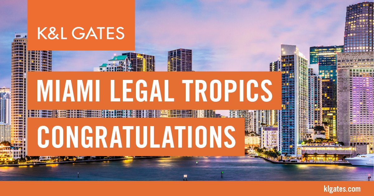 KLGates_Miami's tweet photo. Miami partner Jason M. Murray has been included in Franchise Times’ 2021 class of Legal Eagles. 

The annual listing of recognized legal professionals in the franchise industry is built with nominations and recommendations from clients, peers, and other legal professionals. https://t.co/DiY8YEyZD2