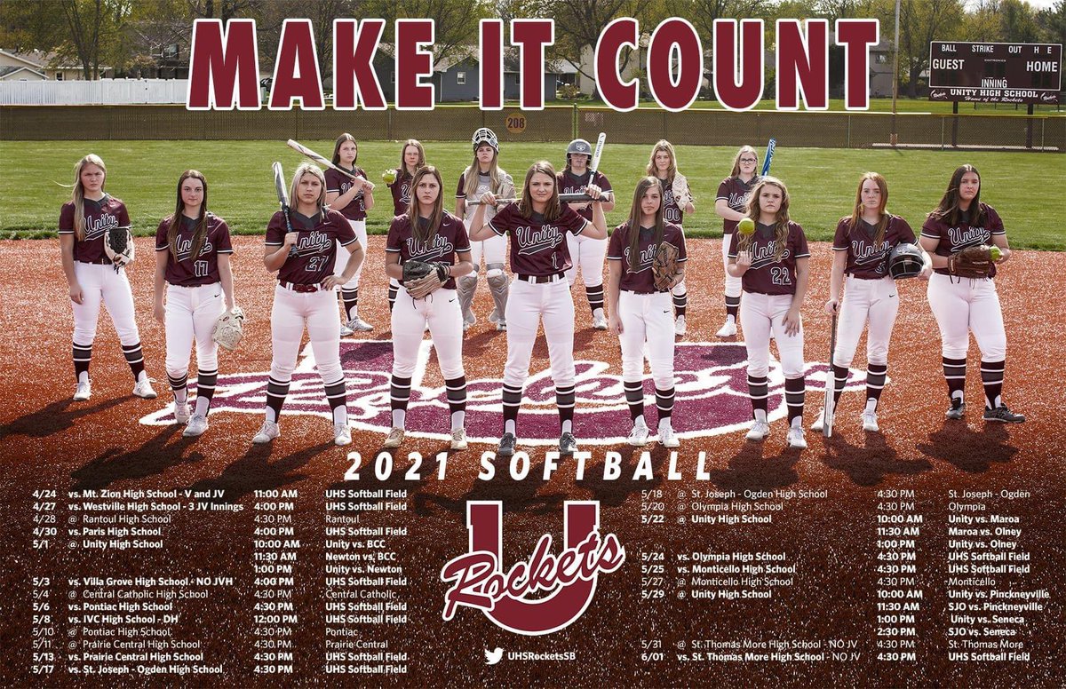 Unity HS Softball 🚀🥎 tweet media
