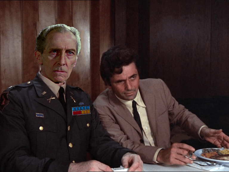 "Now Mr. Tarkin, I understand you're a military man & all. You don't wanna talk business, I get it. I just gotta know, where'd you get your cooling system at? My wife's been begging me to get a new one. Yours is magnificent! Runs perfectly! Does it have a thermal exhaust port?"