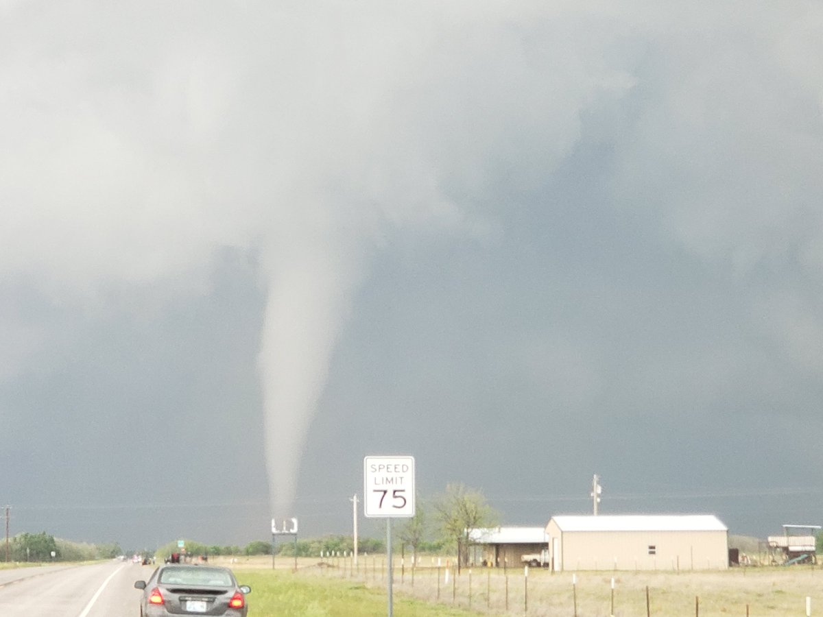Second tornado southwest of Vernon, Texas  #txwx