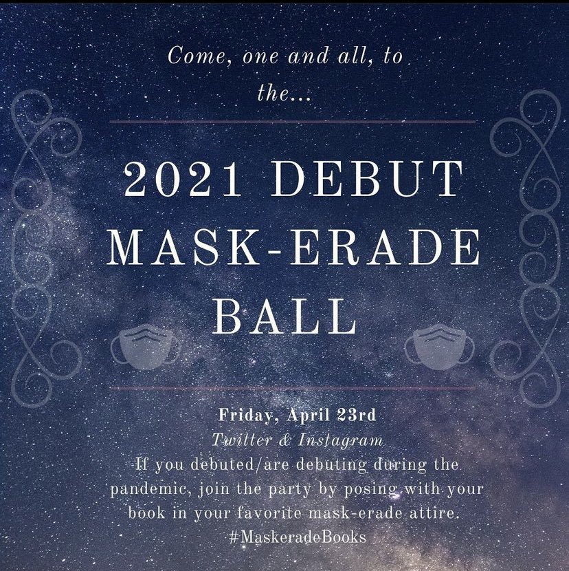 Excited to participate in the pandemic debut #maskeradebooks  ball! Hasn't been the easiest, but grateful for all the friends I've made along the way! Thanks to @alyssabcolman for organizing! #21ders #roaring20sdebut #debutauthor #maskup #mulroxandthemalcognitos #mulrox