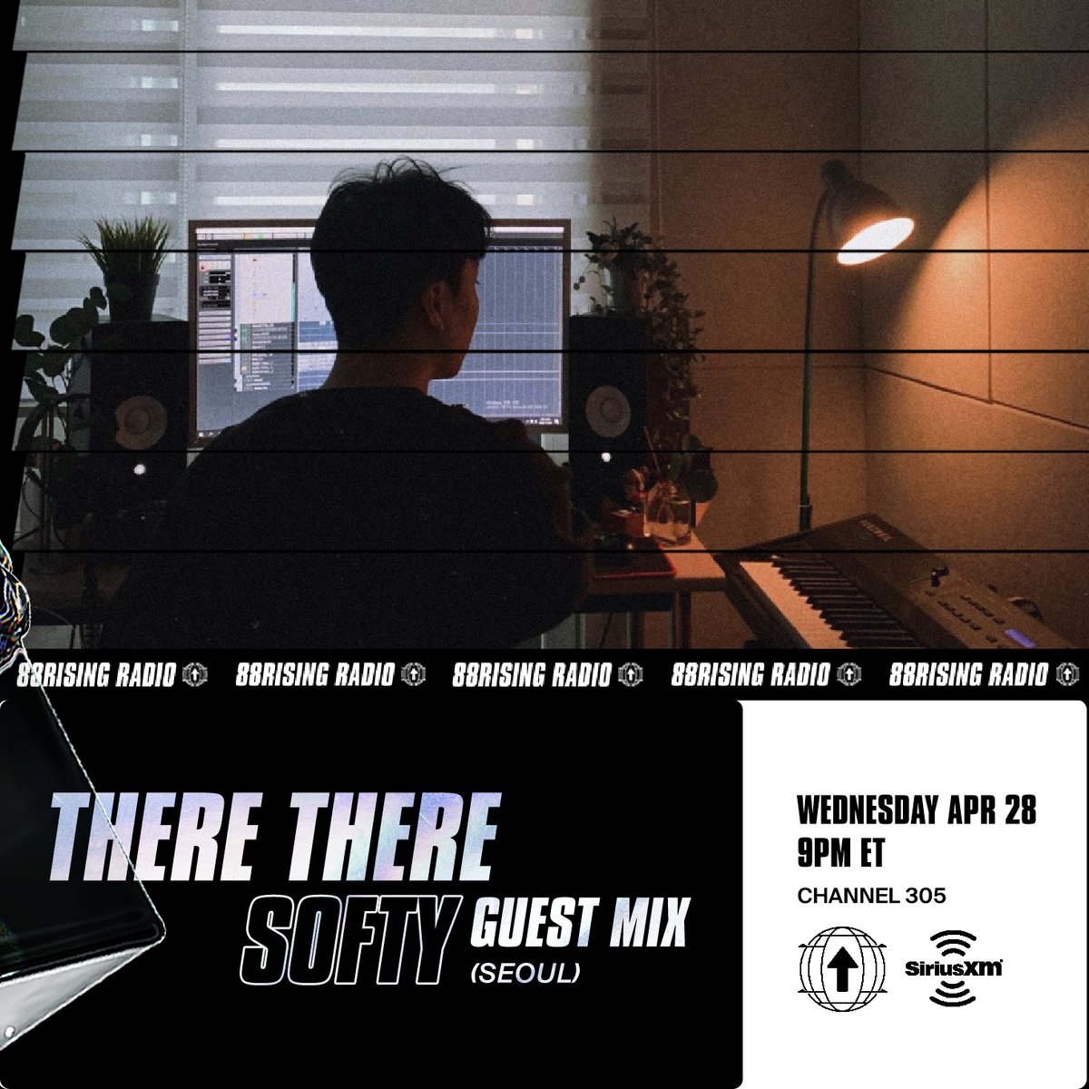 Tomorrow night on #ThereThere: @softy_hs - a producer based in Seoul, South Korea 🇰🇷 Tune in to his mix filled with sounds by him @Ambulomusic @_fantompower @oatmellofi @lucidgreenmusic @Thaehan_ and many more Tomorrow 9pm ET @SIRIUSXM channel 305