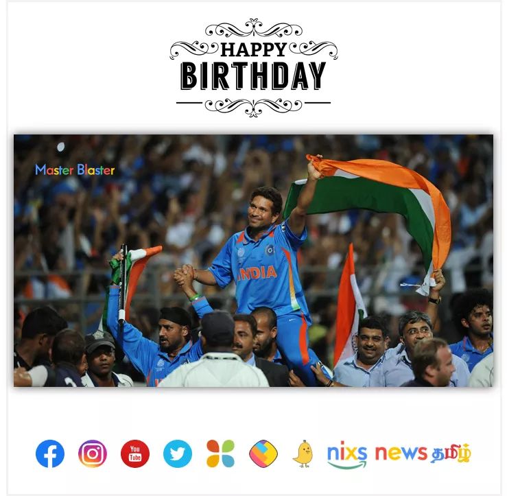 Happy Birthday sachin tendulkar Sachin Tendulkar   