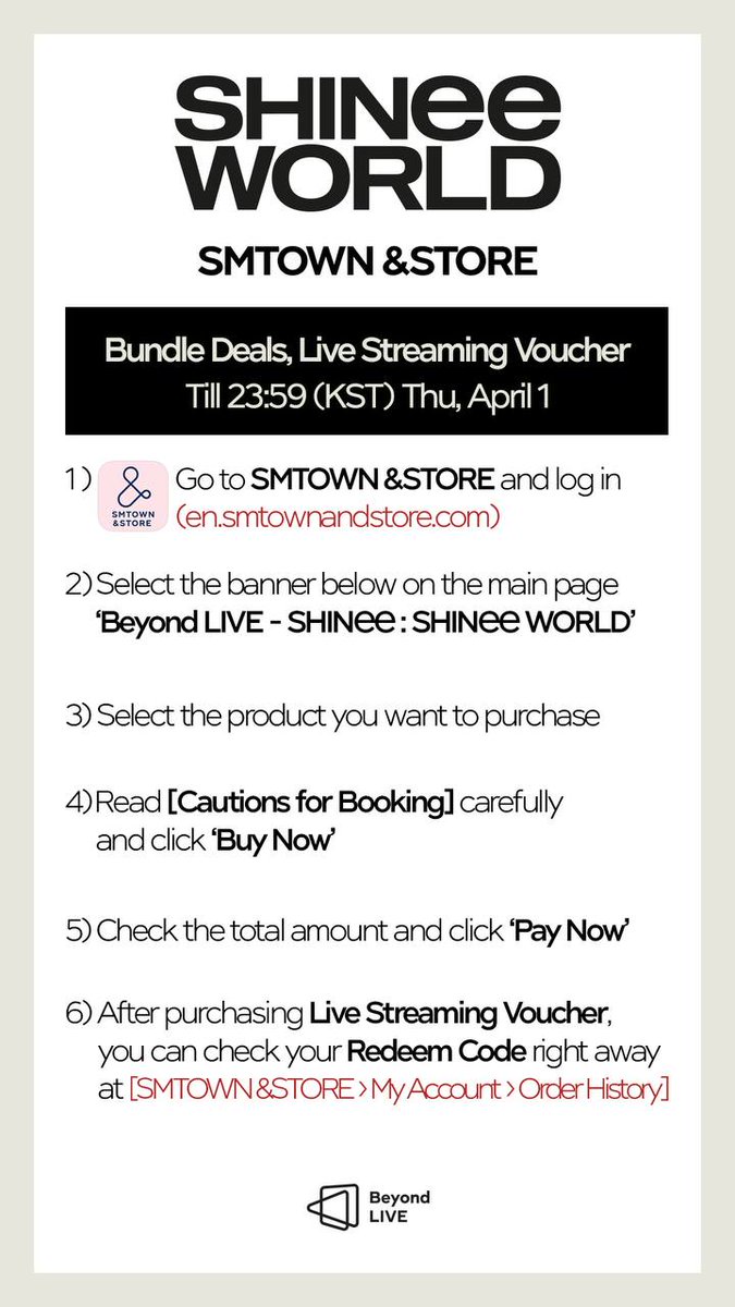 If you answered the 2nd question with "Idk How to Buy tickets"Here's your guide to buying tickets fromVlive  https://www.vlive.tv/product/ds00u00u00000412Smtown&store  https://m.en.smtownandstore.com/product/beyond-live-taemin-ngda-never-gonna-dance-again-live-streaming/10969/category/441/display/1/#none #TAEMIN    #태민    #テミ #TAEMIN_BeyondLive  #BeyondLIVE_TAEMIN