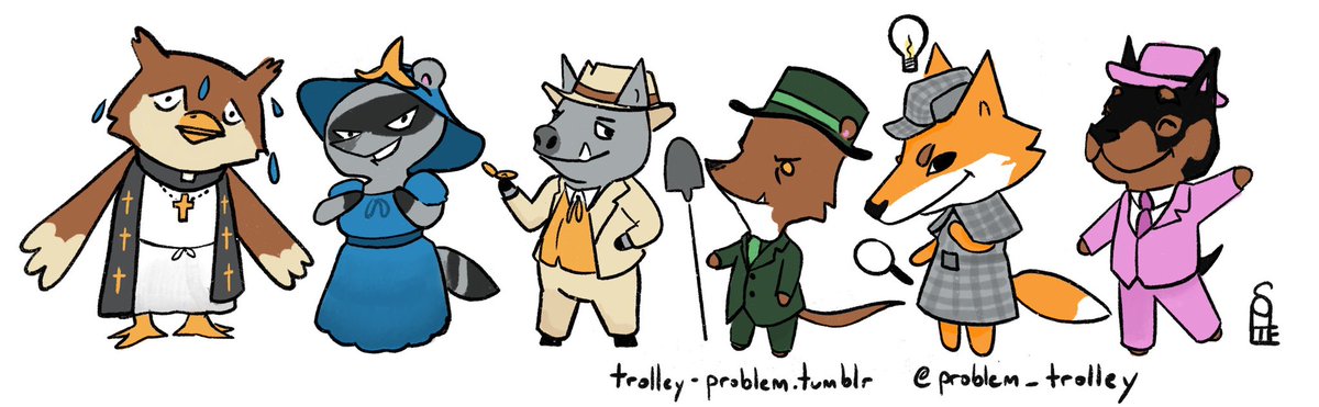 problem_trolley's tweet photo. Villager personalities? I have my opinions #miceandmurder #dimension20 https://t.co/YBteVMsnkh
