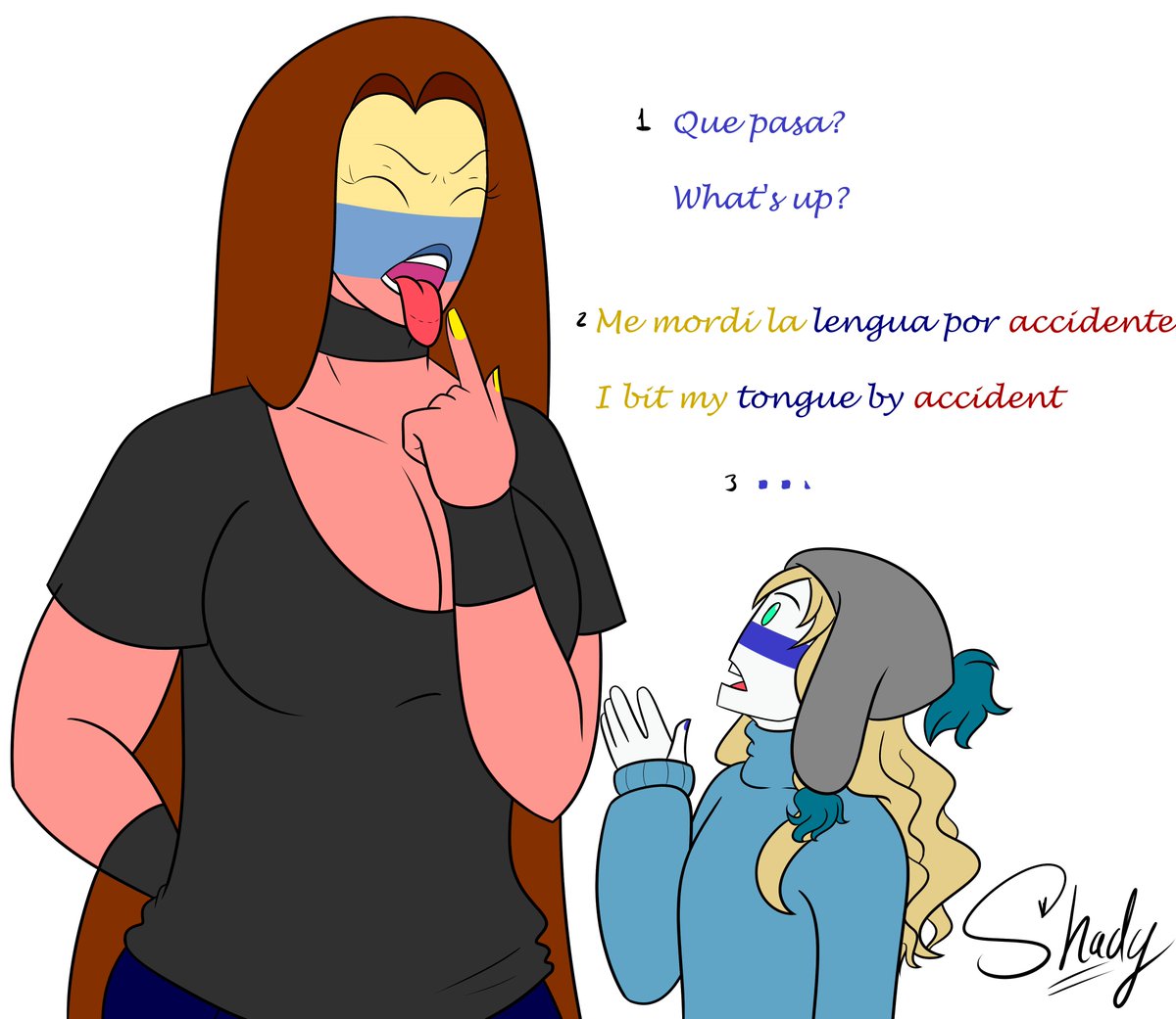 TheShadowWrite1's tweet photo. Que?/What? - Minicomic
#CountryHumans #CountryHumanscolombia #CountryHumansfinland #FinCol #MinicomicCH https://t.co/SXGN4pm8Qg