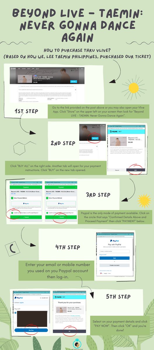 I posted the old guide for SHINee's Beyond Live bcs  @SHINee admins didn't make one for Taemin's, But here's a guide created by  @leetaeminph for Vlive! Vlive is definitely easier to navigate! #TAEMIN    #태민    #テミン #TAEMIN_BeyondLive  #BeyondLIVE_TAEMIN https://twitter.com/leetaeminph/status/1384449603077033984?s=19