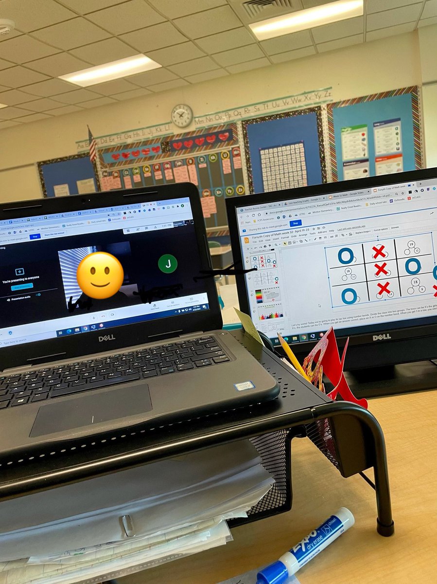 When you have a super small group for math you end with a tic tac toe game to review number bonds.
