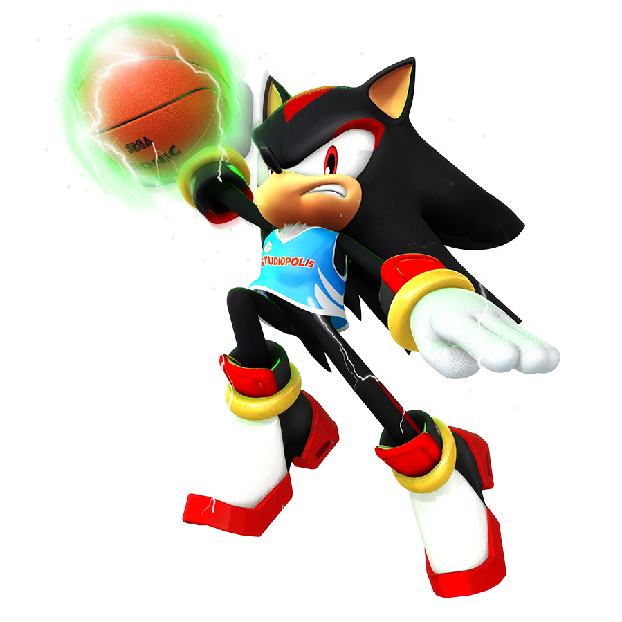 ソニック 「Brand new set of Basketball themed Sonic」|Nibroc.Rockのイラスト