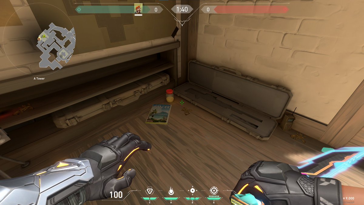 There is a ton of easter-eggs in VALORANT, here's a few of them :1/ TF2 players know what I'm going to say... Jarate! Next to a sniper casing... Yes. This is an easter related to the Sniper class! 14/17