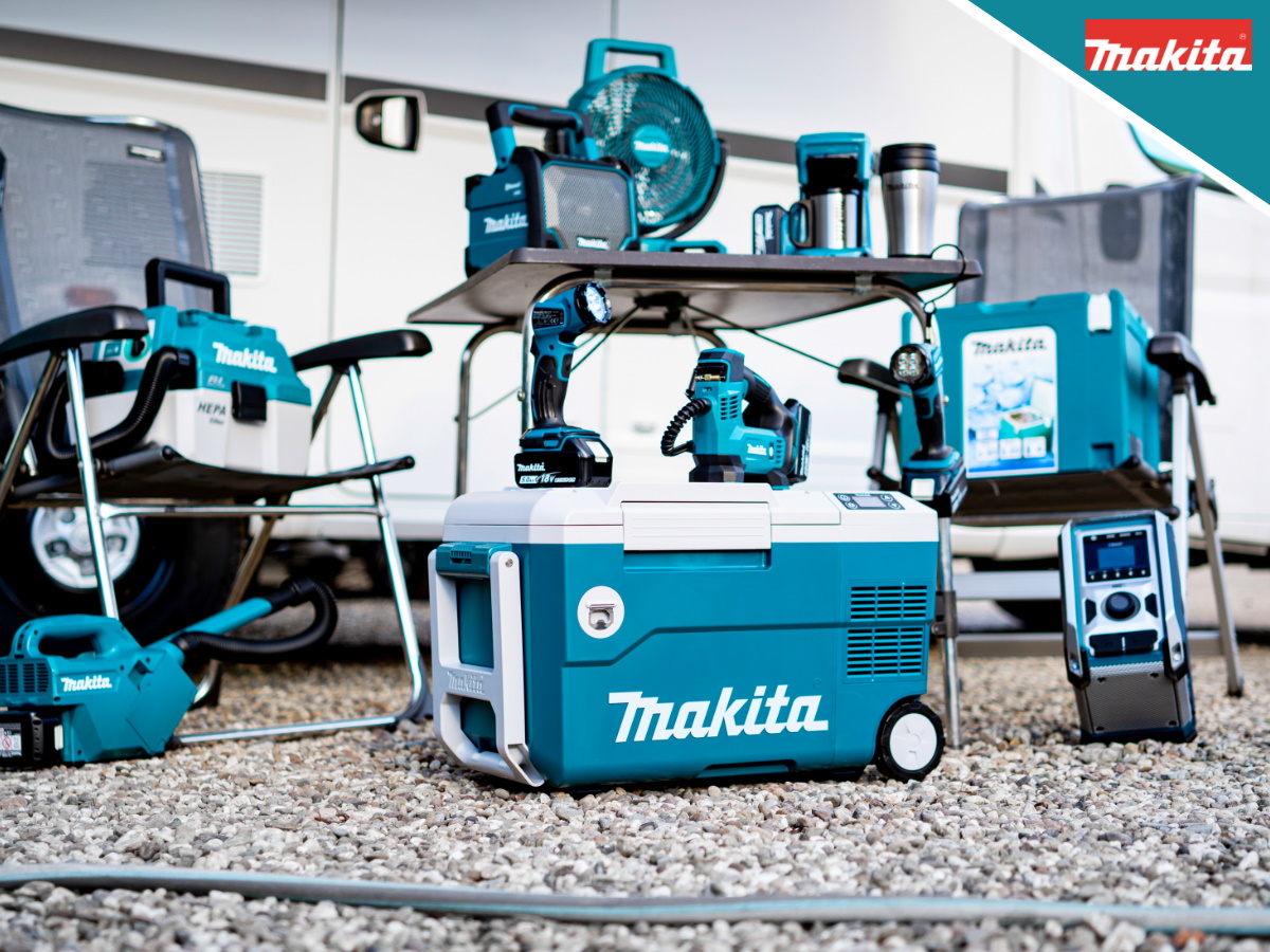 Welche Makita Unterstützung darf bei eurem nächsten Camping-Trip nicht fehlen, wenn Urlaubsreisen wieder möglich sind? 😍 Hier findet ihr eine Übersicht der 18 V Akku-Maschinen bit.ly/Makita_LXT.