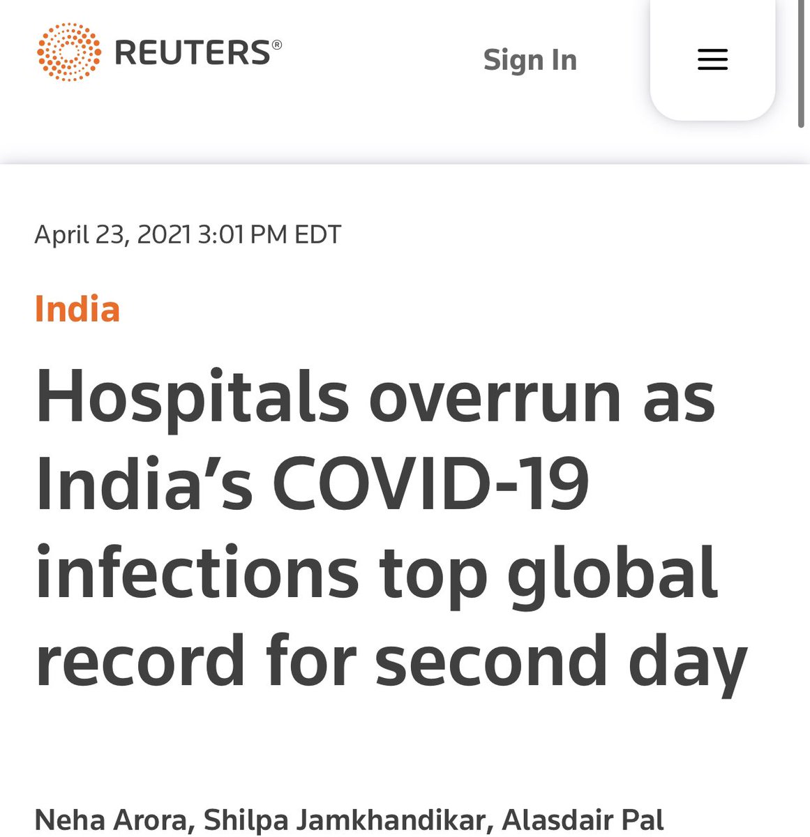 1/ Most if not all of us who are first generation from  #India have close family members who are struggling to fight through this current  #covid19 surgeIndia broke its case record again today with over 330k new cases— no easy answers here either