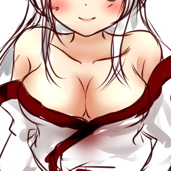 過去に投稿したかどうかもう覚えて無いけど去年の秋頃に描いてて途中で自重した翔鶴姉(迫真) 