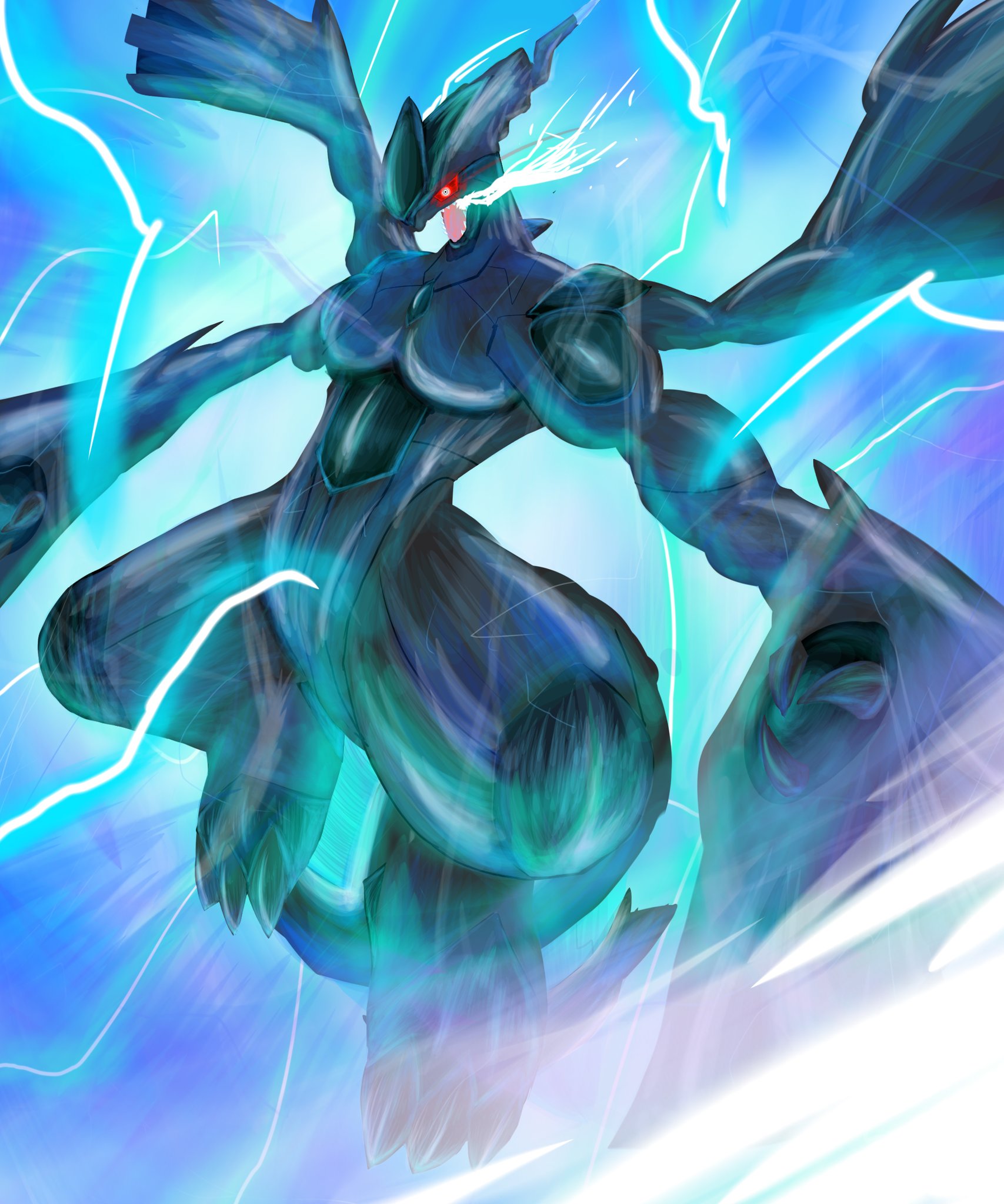 ট ইট র えかきぱんだ ドラゴンの日ですって ここで僕のこだわり暴露 基本的にポケモンで対の伝説は体の向きを逆にしてますー ゼクロム ブラックキュレム レシラム ホワイトキュレム イラスト ドラゴンの日 ポケモン T Co Uf0vr855dn