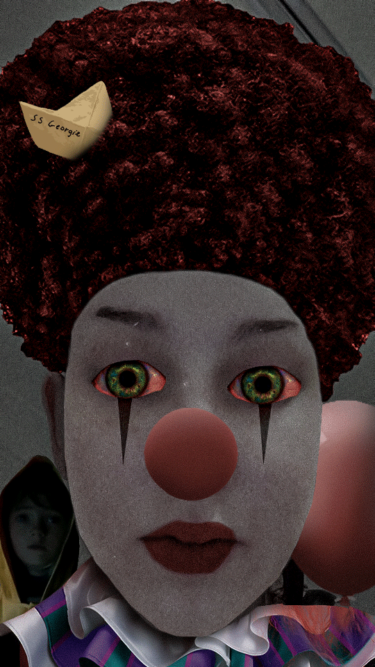 dreaddag12's tweet photo. @itsjustrosey I didn't know that pennywise had a son? wtf https://t.co/qf2Pp38Bp6