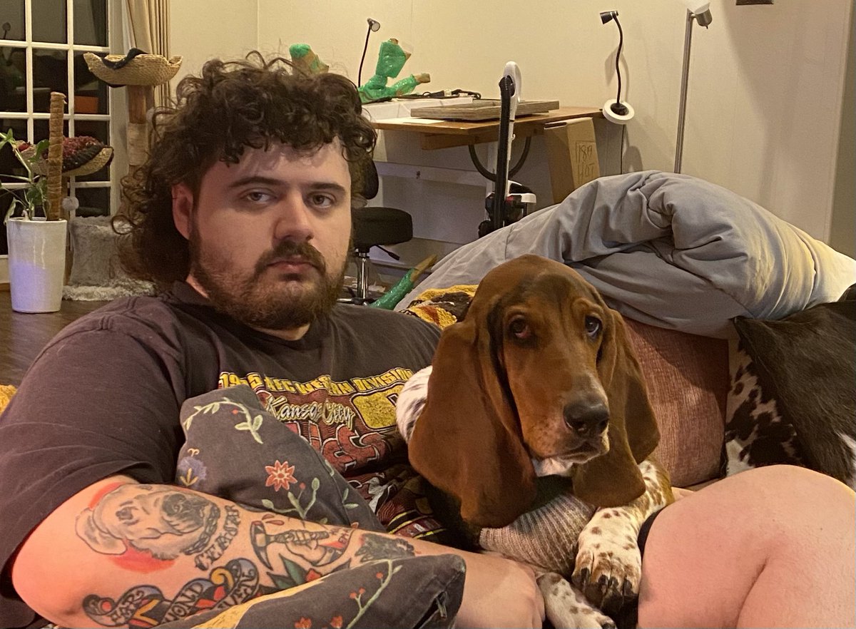 meatcanyon's tweet image. Horror movie night with my son