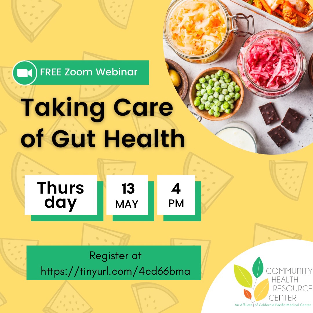 FREE Zoom webinar on #guthealth Thursday, May 13 at 4PM (PT)! 
Register here: us02web.zoom.us/webinar/regist…