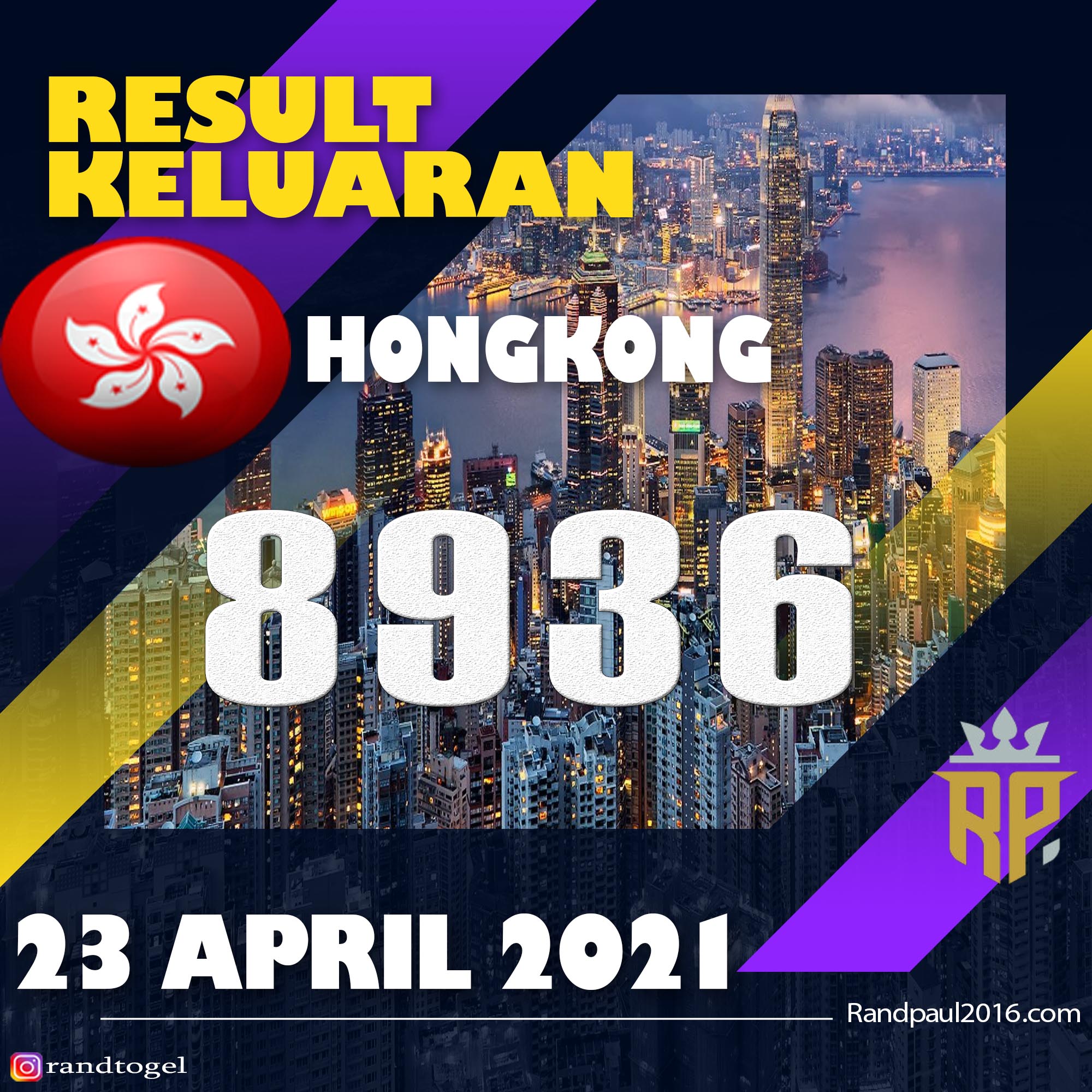 Randpaul2016 On Twitter: "Hasil Keluaran Togel Hongkong Jumat 23 April 2021  - Periode Hkg-2613 | Data Hk Shio : Harimau #Keluarantogel #Datatogel  #Togel #Togelonline #Randtogel #Pengeluarantogel #Resulttogel #Infotogel  #Livetogel #Livedrawtogel #Datahk ...