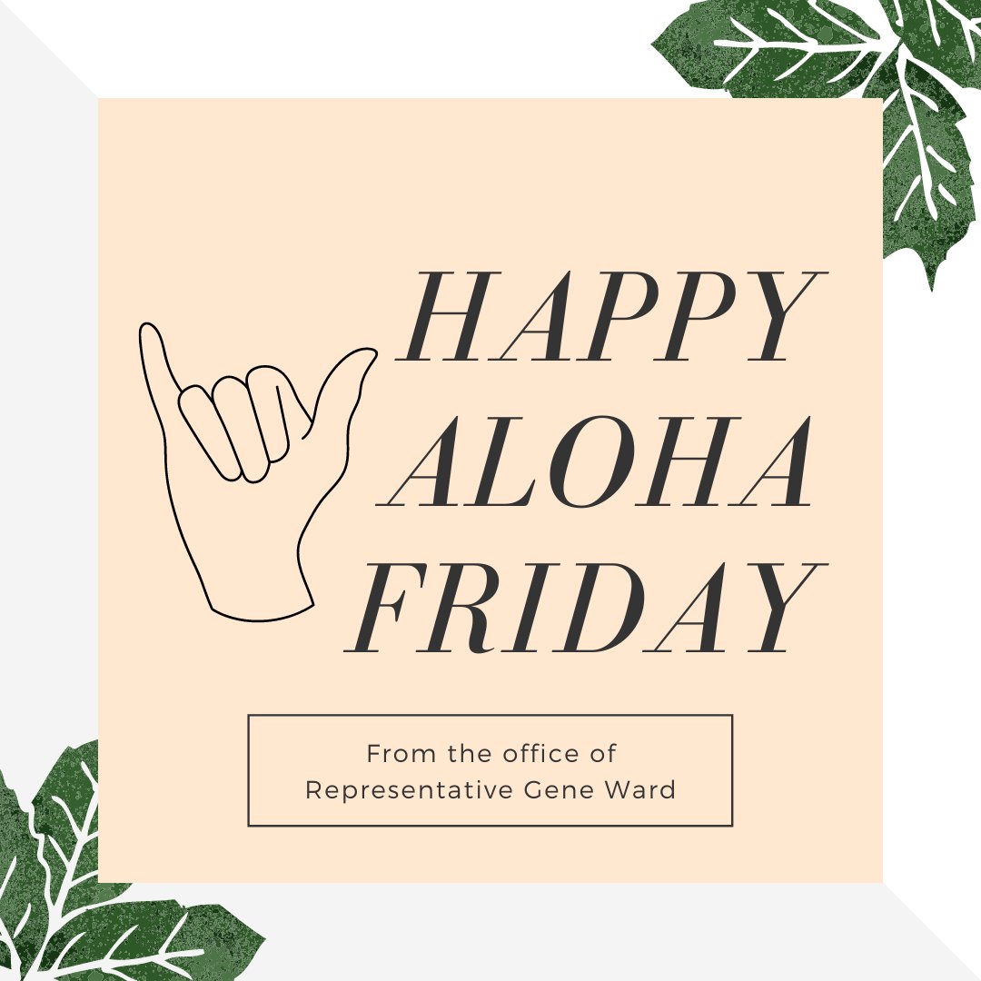 repward's tweet image. It's the last Friday of the session, and I hope you have a great weekend!