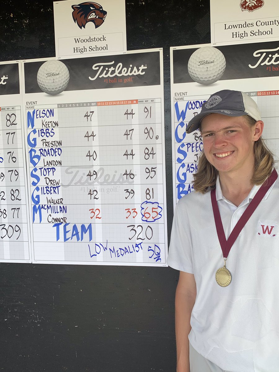 Thank you <a href="/OfficialGHSA/">GHSA</a> for a great area tournament at Kinderlou Forest GC in Valdosta - conditions and everything amazing. Thank you <a href="/WoodstockHS1/">Woodstock HS</a> and <a href="/WoodstockGolf/">WHS Golf Team</a>  for always bringing it and <a href="/chadpgolf/">Chad Phillips</a> for all the work. Excited for the season.