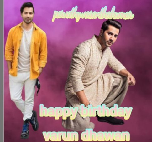 Happy Birthday Varun Dhawan 