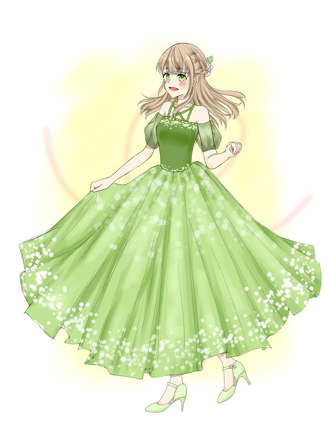 藤木ひかる 髪色少し修正して上げ直し 最近ドレスを書くのにハマっていて ずっと描きたかった10話あたりの天使のドレス姿かいてみました ドレスは完全なるただの捏造です 軍人少女 T Co 8avzm3hnrf Twitter