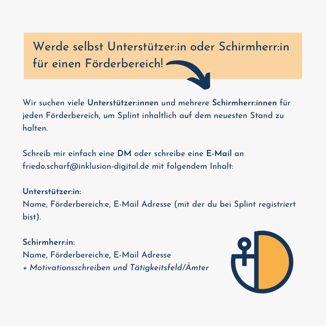 inklusiondigit1's tweet photo. Liebe #splintcommunity #proudtopresent @Leschi3000 (#diklusion ) ist Schirmherrin für den Bereich #sprache https://t.co/B2pjBNFKxc