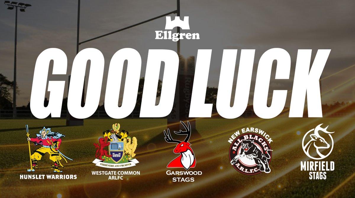 Good Luck to all our grassroots community clubs as they return to play today!

@hunsletwarrior1 
@GarswoodStagsRL 
@NEABlacks 
#WestgateCommonARLFC
@mirfieldstagsrl