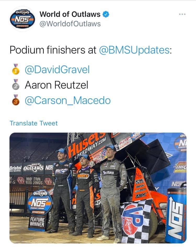 TripleX Race Co (@xxxraceco) on Twitter photo Aaron Reutzel storms from 9th to 2nd picking up the Hard Charger award on night 1 of the Bristol Throw Down. Congratulations Aaron and Crew/<a href="/RothMotorsports/">Roth Motorsports</a>
#RaceHard #TeamTripleX Aaron Reutzel storms from 9th to 2nd picking up the Hard Charger award on night 1 of the Bristol Throw Down. Congratulations Aaron and Crew/<a href="/RothMotorsports/">Roth Motorsports</a>
#RaceHard #TeamTripleX