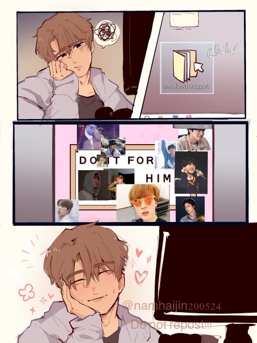 🐨🐹"I get a lot of inspiration when I look at Jin hyung's face" 