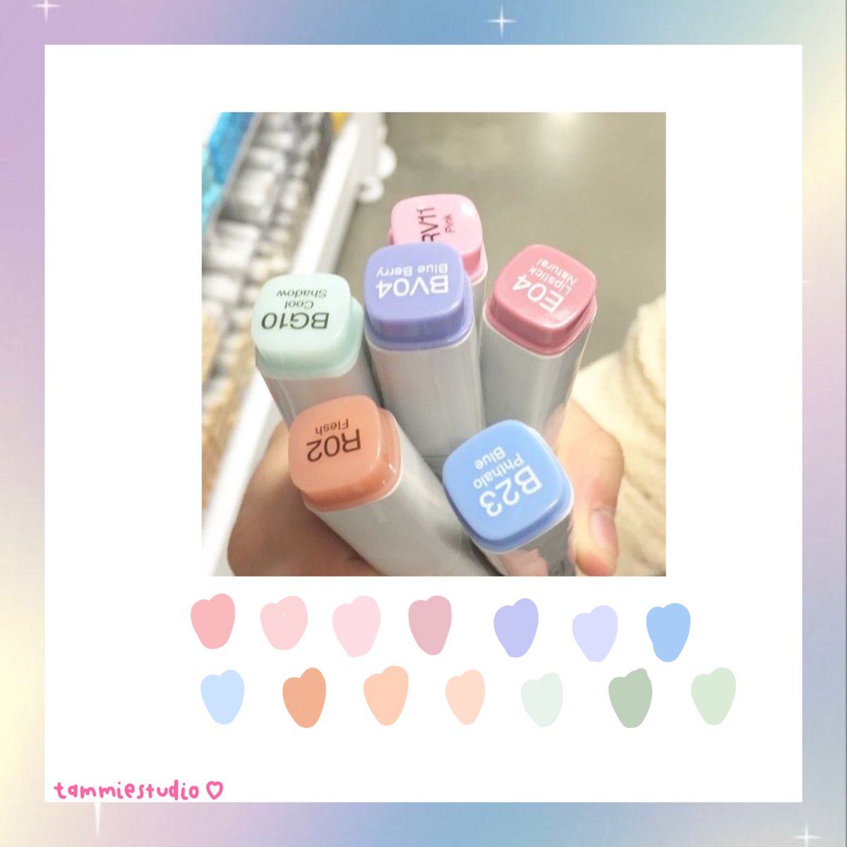 เก๊งเก๊ง วันนี้เเทมมี่จะมาเเจกพาเลทสี คือไปเห็นรูปเเล้วน่ารักมากๆๆๆๆๆๆๆๆ เลยอยากทำพาเลทสีไว้ใช้เอง เเต่รู้สึกว่า มากแจกทุกคนด้วยเลยดีกว่า จะได้มีพาเลทสีน่ารักๆไว้ใช้กันนะคะ 🖐🏻🎀❔