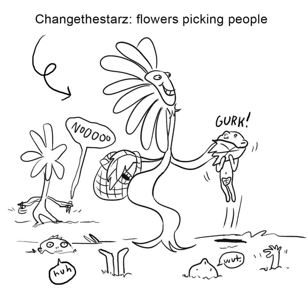 Doodle Requests from tonight's Twitch stream! 1/2 Thanks to everyone who came :D It's archived on my Twitch channel if you'd like to watch it. I also played Minecraft towards the end haha 
