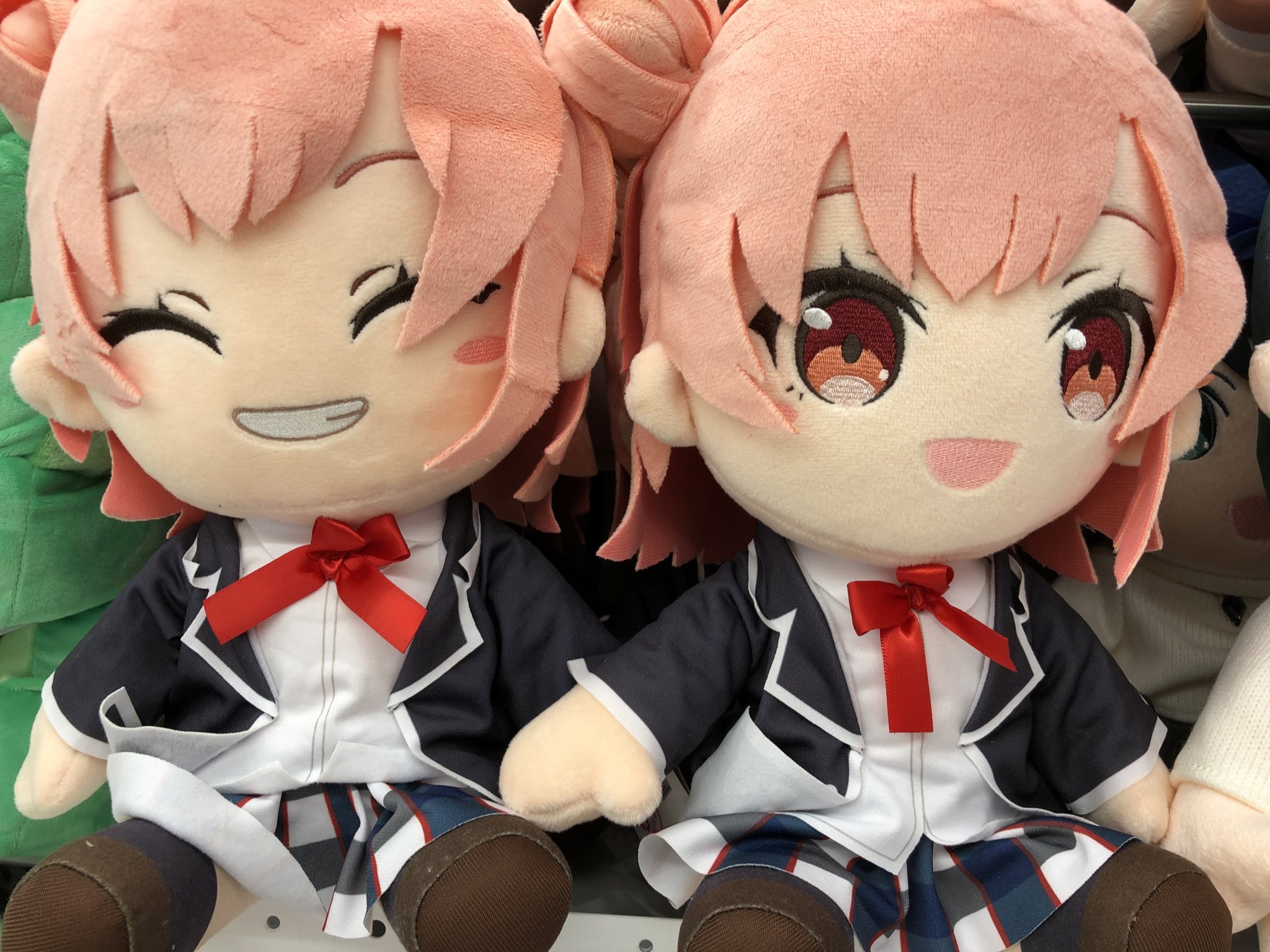 秋葉原hey プライズ 本日新入荷 やはり俺の青春ラブコメはまちがっている 完 Bigぬいぐるみ 由比ヶ浜結衣 俺ガイルの結衣ちゃんぬいぐるみ入荷です 表情違いで2種類です Hey2階に登場です 秋葉原hey 俺ガイル 由比ヶ浜結衣 T Co