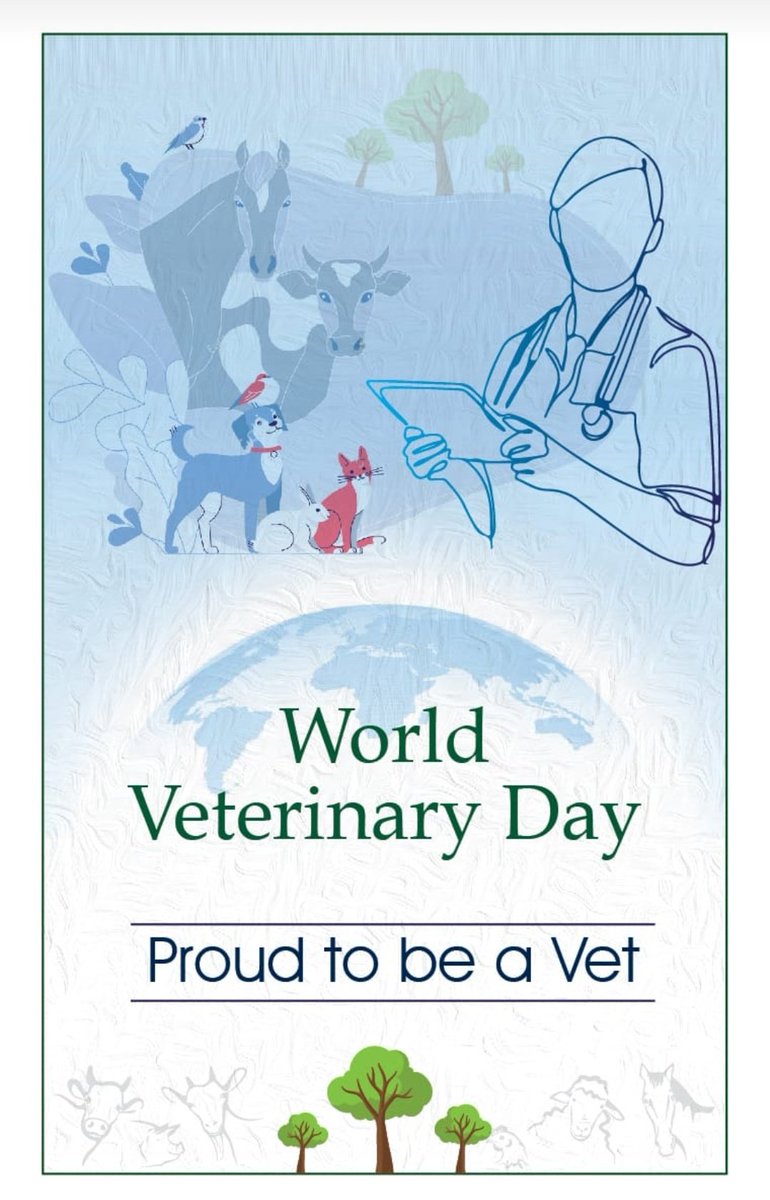 Vet_Mukul's tweet photo. पशु चिकित्सक शिशु चिकित्सक के संतुल्य होता है। 
#Happy #world #veterinay #Day 
@GovernorMP
@Ndvetsciunivjbp 
@madhya_p @AllIndiaVets  @AshuSisodiya7 @ABHISANTSHEEL @Junedal73979144 @SagarPa0175 @GauravK47465786 @shubham66438773 https://t.co/3Fjd6t3UAQ