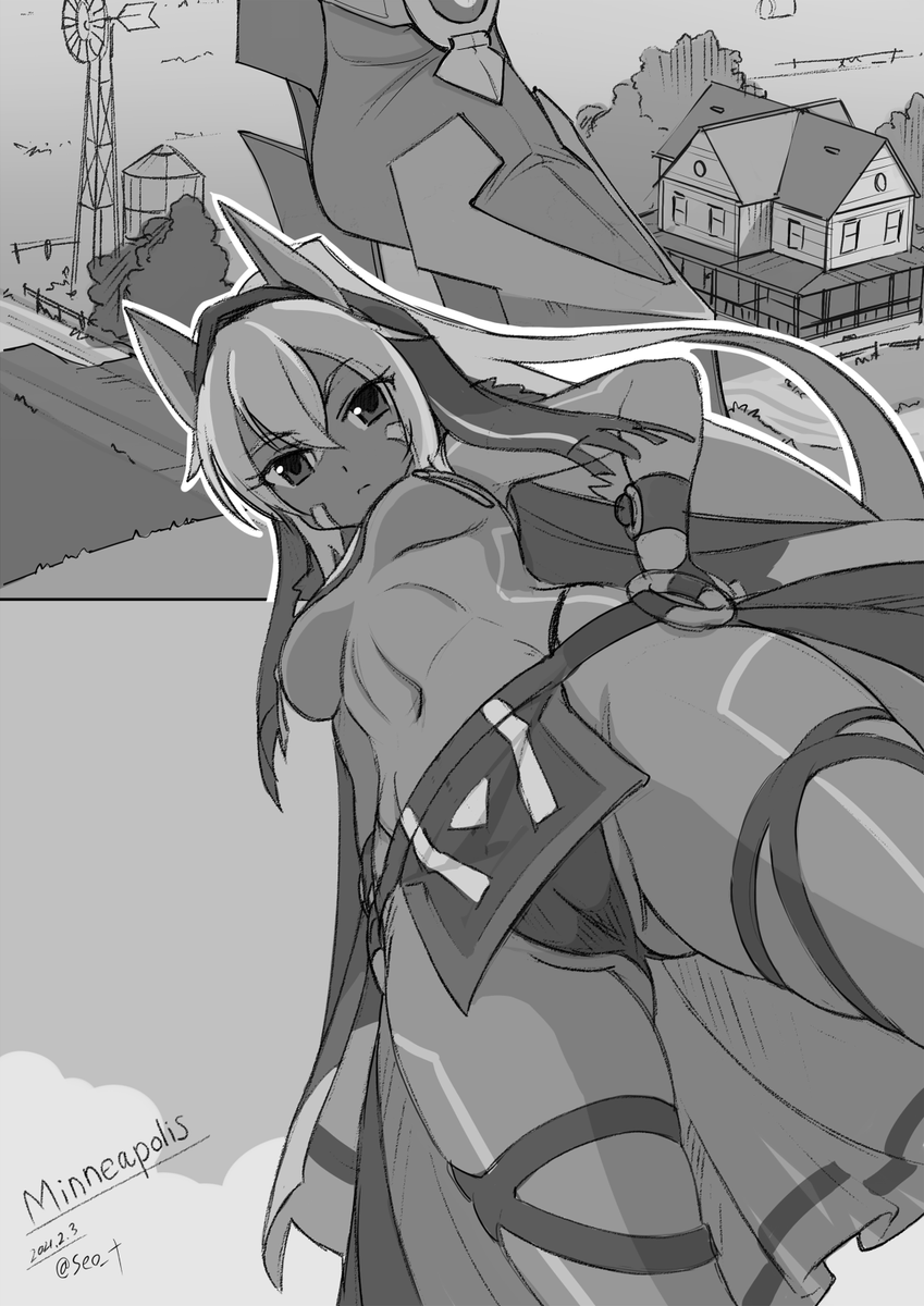 巨女 #私の作品もっと沢山の人に広がれ祭り 