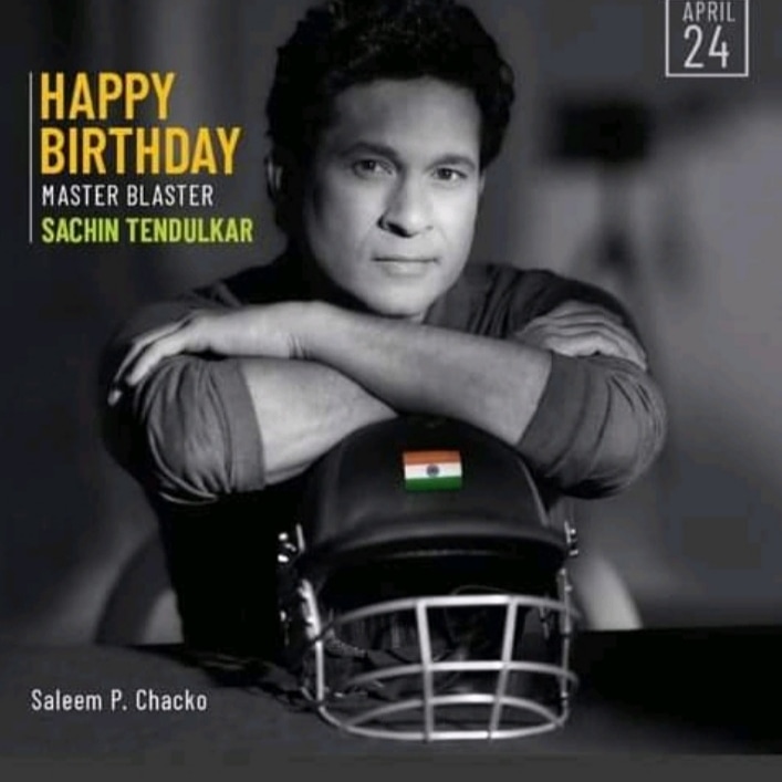 1973 April 24 
........................................

Happy Birthday wishes to the Legend Sachin Tendulkar . 