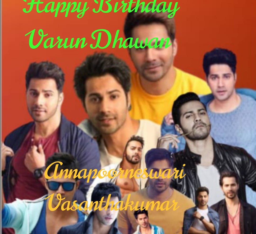 Happy Birthday Varun Dhawan 