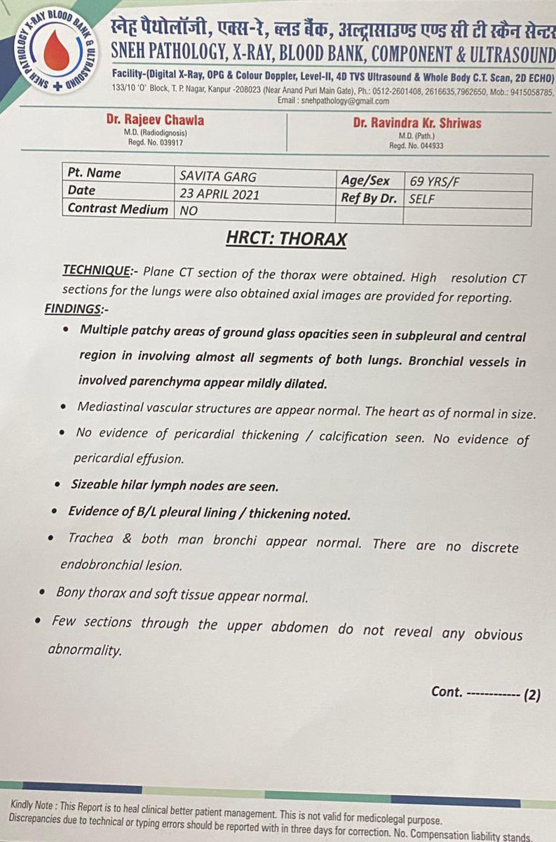 RahulGarg1983's tweet photo. #SOS #O2SOS #Urgent_help_required 
Patient-Savita Garg,Age-69
SPo2-86, Location- Kidwai Nagar
RC Garg- 8317021887
#O2BedRequired at Kanpur
@BJP4Abhijeet ji-kindly help urgent pls.@DhirendraGBN ji- pls extend your support. 
@mihirg @nefowaoffice @DMKanpur https://t.co/QsCv9g7V0n