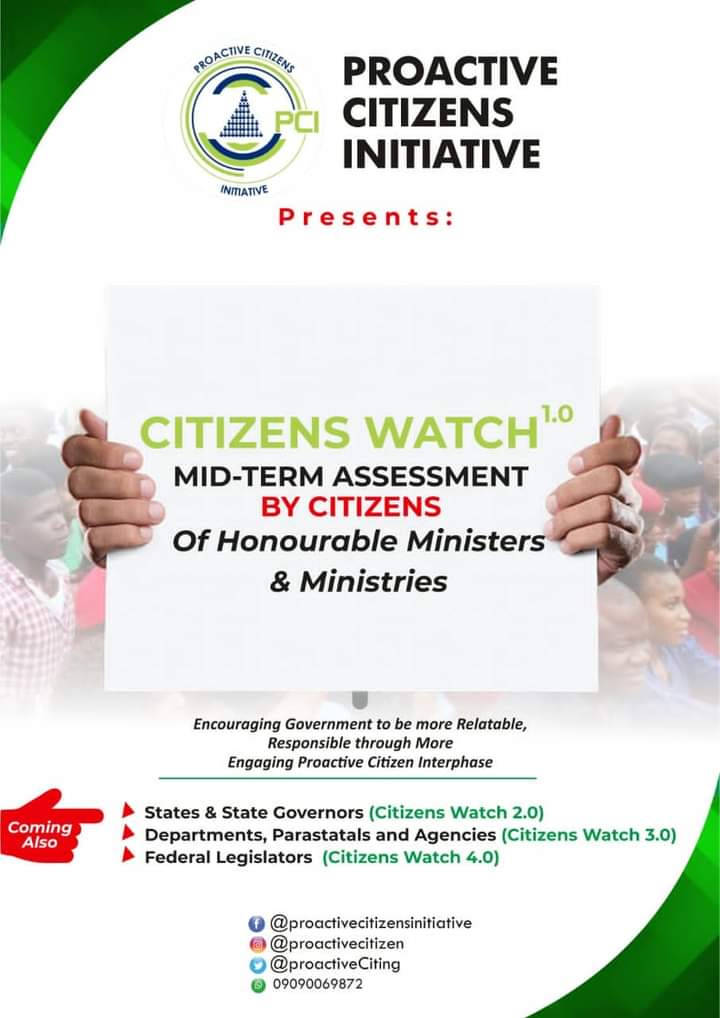RealEmmalez's tweet photo. The Essence of Democracy is Citizens Participation and Engagement. Ultimately making democracy work for the ordinary Citizen.
Watchout for #Citizenswatch 1.0 🇳🇬
A platform to further enhance our democratic process.
Cc @ProactiveCiting
https://t.co/57ZqKcXdIE