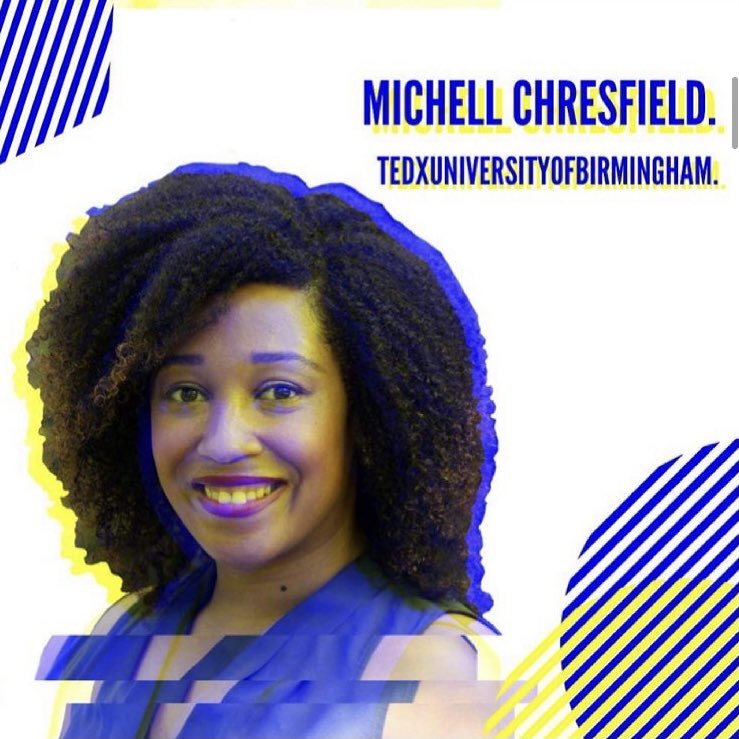 TEDxUoBham's tweet photo. Speaking now, the amazing Michell Chresfield! https://t.co/fMQKkVTjZu