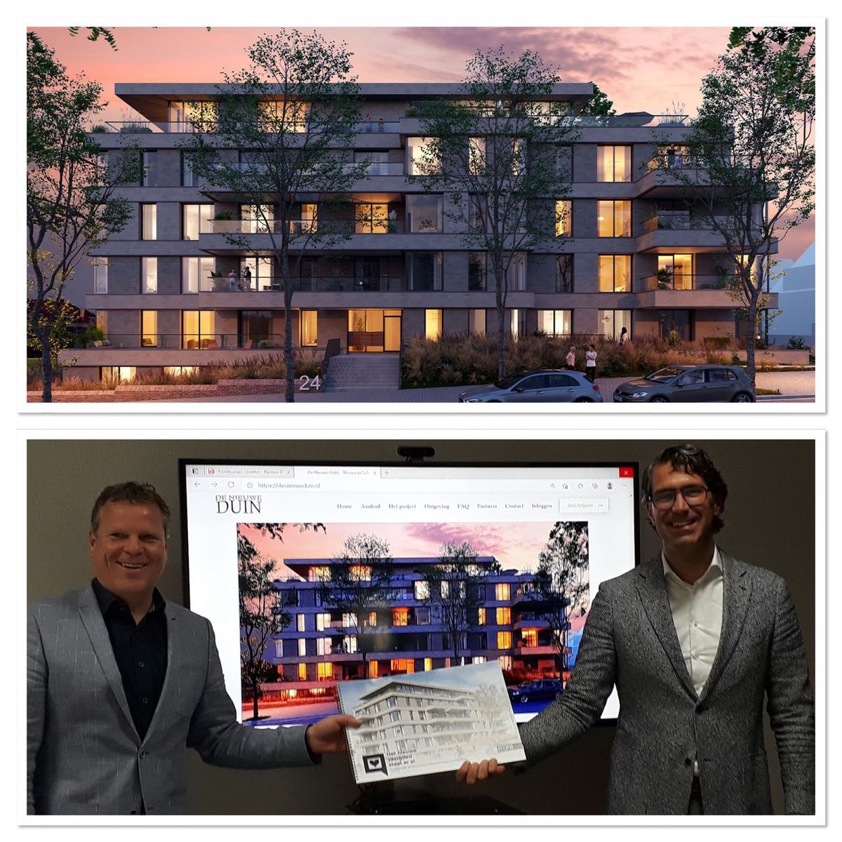 DeNieuweNorm's tweet photo. Vandaag bouwteamovereenkomst getekend met Qmulus Vastgoed voor het transformatieproject De Nieuwe Duin! Robert de Pagter Kraaijvanger Architects Pieters Bouwtechniek M3E Groep Uppmärk Realmark NL OSRE #transformatie #denhaag #hetnieuwevastgoedstaateral #DeNieuweNorm #Denieuweduin https://t.co/jqvi1QJO2P