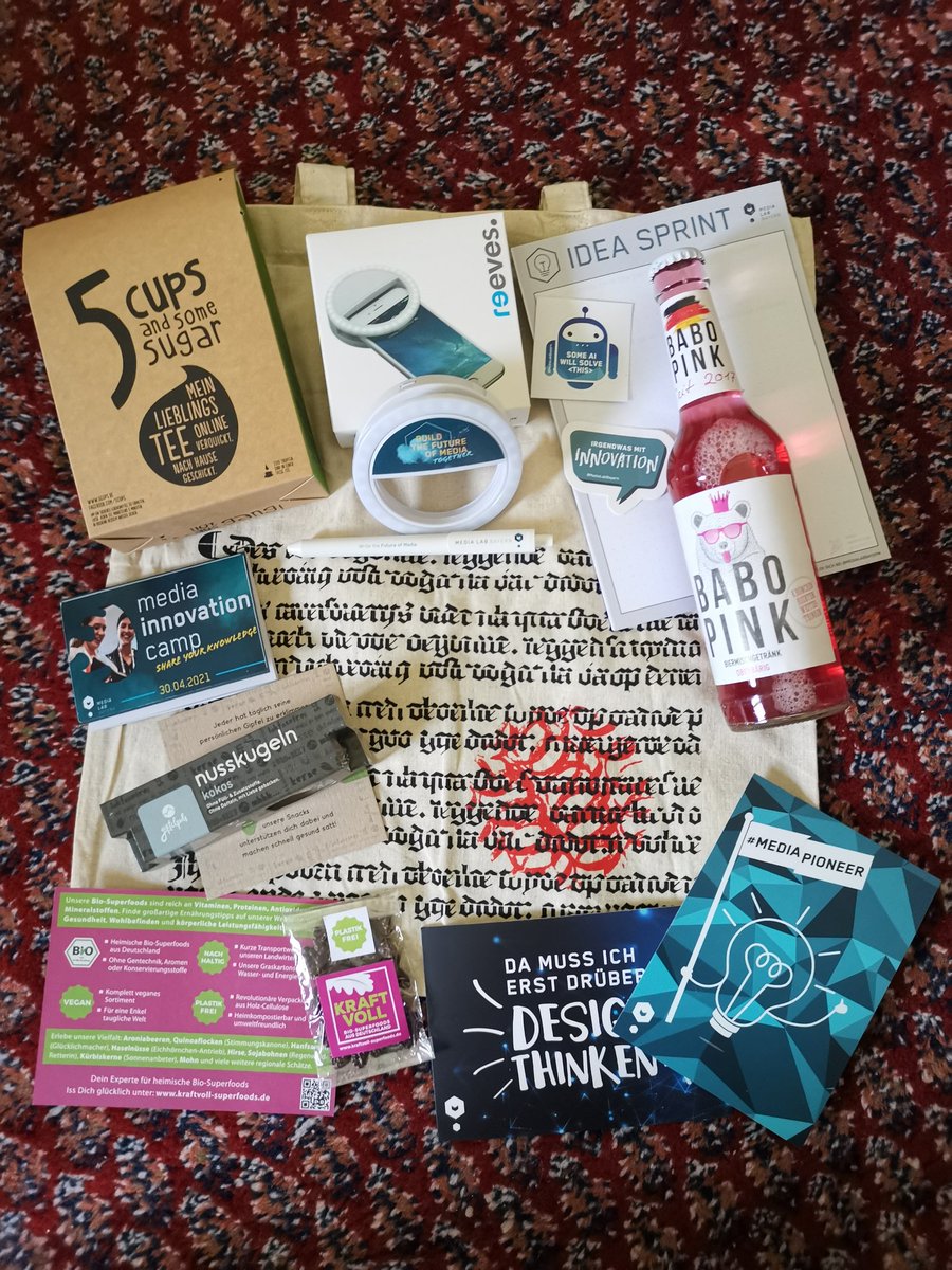 Danke <a href="/MediaLabBayern/">Media Lab Bayern</a> für die geile Goodie Bag 😍
#micmuc #micmuc21