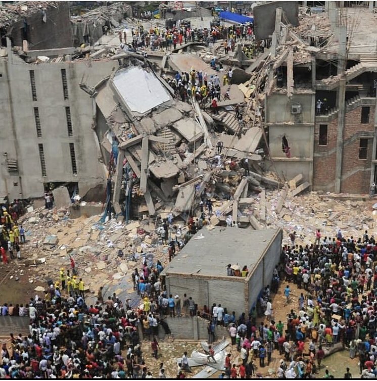 🌿Денес на 6-от ден од #FashionRevolutionWeek сакаме да потсетиме што го поттикна ова глобално движење. На денешен ден се случи трагедијата во Рана Плаза каде загинаа 1138 луѓе со околу 2500 повредени, што ја прави четврта најголема трагедија во индустријата.