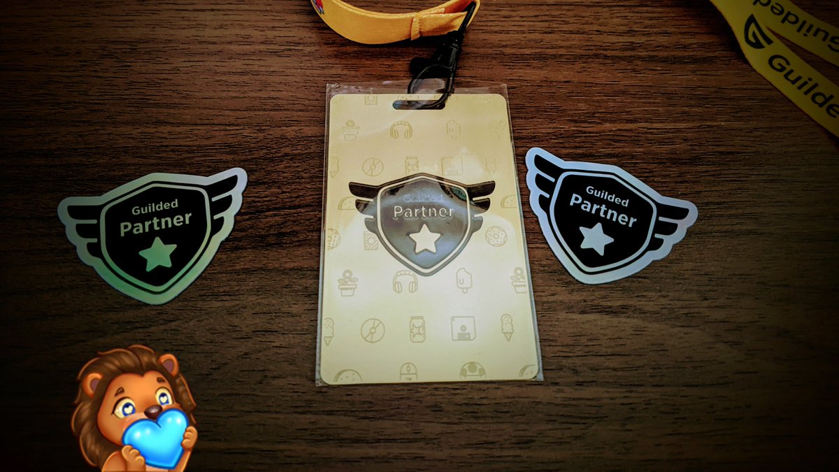 Had a fancy gold package arrive this morning, wasn't expecting anything to be delivered, and inside was this neat little gift from <a href="/teamguilded/">Guilded</a>! (Yes I kept the protective sleeve on the metal card!) 💙

Guilded.gg/TLD