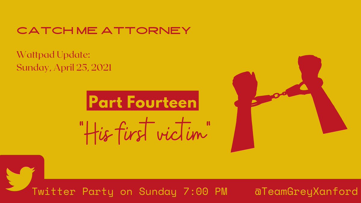 TeamGreyXanford's tweet photo. Ready your drafts for the Twitter Party Unveilers!

Don't forget to use the tagline CATCH ME ATTORNEY

See you https://t.co/RBxOpIn0e5