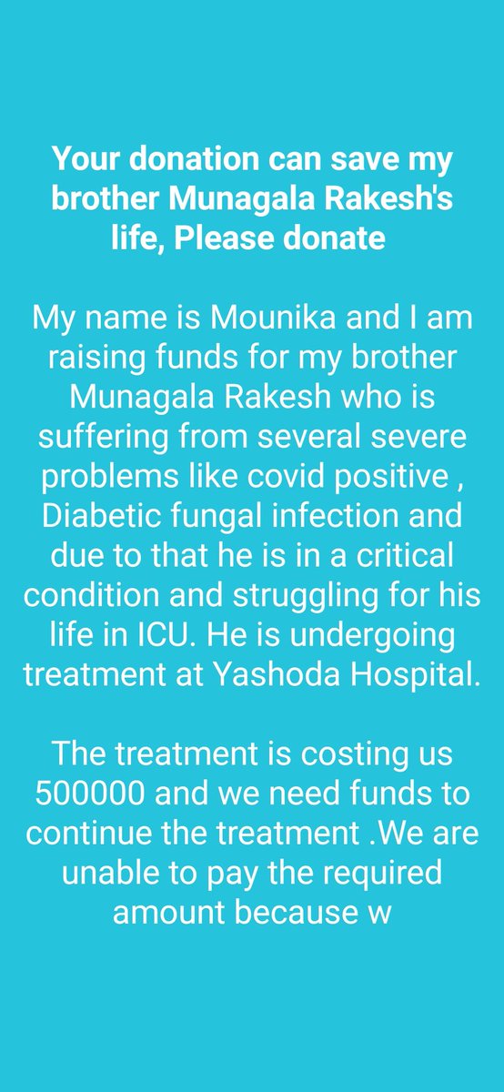 hemanth9794's tweet image. @SonuSood sirrrr one of my friend is in critical condition we are raising funds please help us sir...thanking you in advance #whenyour #arelooking #forhelp #lookatsonusood @SonuSood
