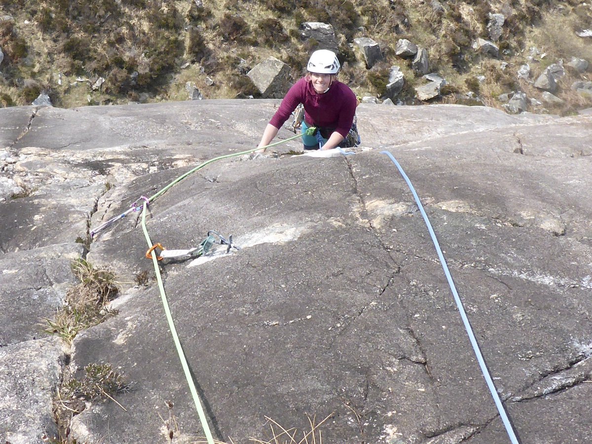 MaxHuntercouk's tweet image. Lena and I had a great trip to Shieldaig and Diabaig. We got really lucky with the weather, so we could really appreciate these stunning places. We only had time for one climb at Diabaig so we did Route Two. We both agreed it does deserve its **** @the_AMI