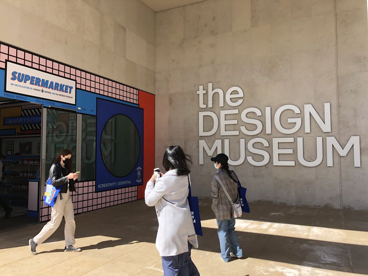MatildaWDavis's tweet photo. So exciting to see the @DesignMuseum instillation and (semi-) return to #museums!
The queues at #creativityisessential clearly show the public desire to get back to museums and galleries - a wonderful statement and some beautiful essential items!! https://t.co/5ZcMAFzZC9