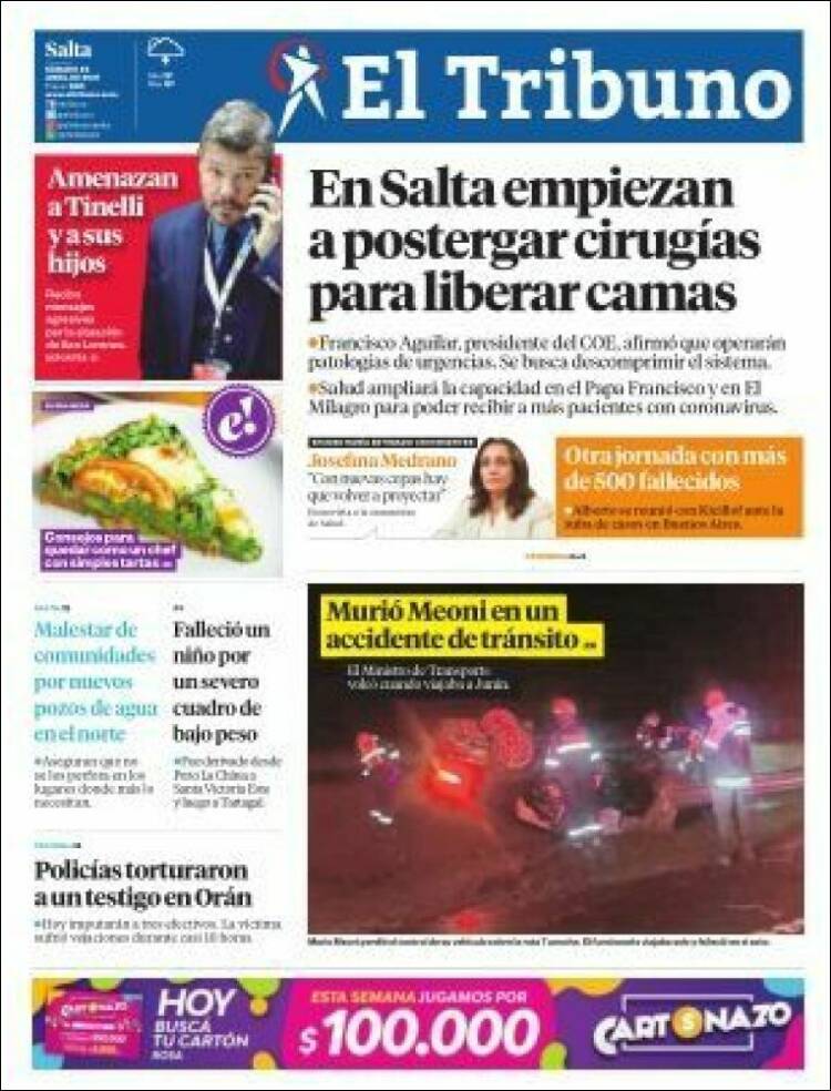 En "Informados" recorremos el país  con sus noticias más importantes.
Ronda de periodistas en <a href="/Cadena3Com/">Cadena 3 Argentina</a> 
Desde Rosario <a href="/vmaslup/">Vero Maslup</a> 
En Sta Fe <a href="/pipyriveroc3/">Roberto Rivero</a> 
<a href="/LuisOmarCastro/">Luis Omar Castro</a> desde Mendoza.
Y Elisa Zamora desde Salta.